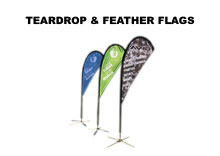 teardrop, bowflag, feather flag, curved flag, circle flag